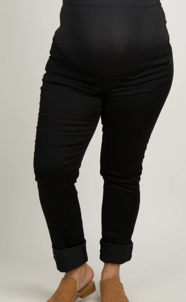 Pinkblush Black Basic Maternity Plus Pant - image 2